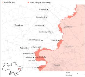 Thế giằng co Nga - Ukraine gần đô thị chiến lược Pokrovsk  第2张