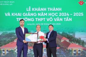  Long An: Trường học công lập quy mô 100 tỷ do VPBank tài trợ đạt chuẩn xanh quốc tế 