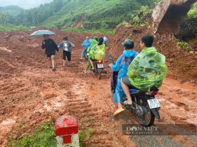 Mưa lớn gây sạt lở, tỉnh lộ 433 ở Hòa Bình ách tắc giao thông cục bộ  第4张