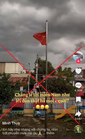 Miền Nam chìm trong biển nước do mưa bão là tin đồn thất thiệt