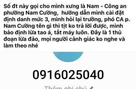 Nhiều đối tượng tại Yên Bái giả danh công an để lừa đảo