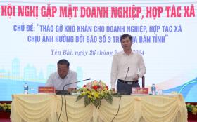 Yên Bái tổ chức Hội nghị tháo gỡ khó khăn cho doanh nghiệp, hợp tác xã chịu ảnh hưởng bão số 3  第2张