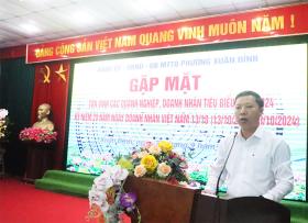 Quận Bắc Từ Liêm: phường Xuân Đỉnh gặp mặt, tôn vinh 100 doanh nghiệp, doanh nhân