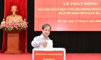  Trường học chỉ phát giấy khen học sinh ủng hộ bão lũ từ 100.000 đồng trở lên 