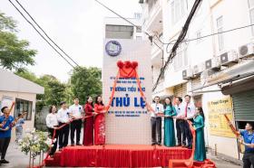 Ngắm các trường ở Hà Nội đón năm học mới: Như trường quốc tế, có cả bể cá Koi thư giãn