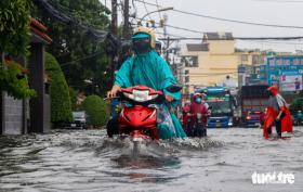 Những đường ở TP.HCM không có trong danh sách ngập nhưng vẫn ngập