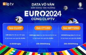  Data vô vàn, sẵn sàng tận hưởng Euro 2024 cùng ClipTV