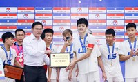  Chủ nhà thắng trận ra quân giải futsal sinh viên khu vực Hà Nội 2024 第2张